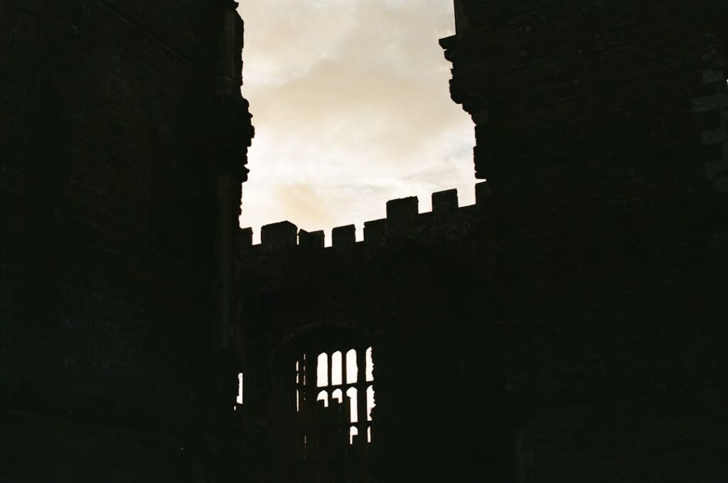 Castello di Carlo V exterior dusk