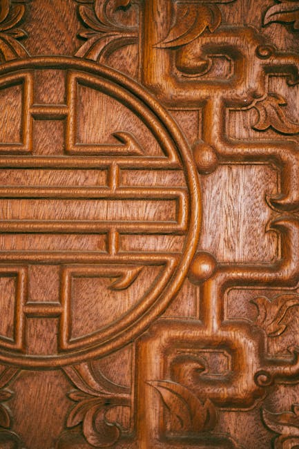Confraternity oratory carved wooden panels closeup